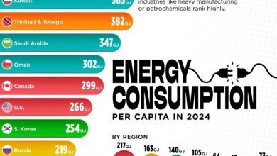 Energy Consumption per Capita in 2024 website Aug27 804x1024 1 390x220 - پرمصرف‌ترین کشورهای جهان بر اساس سرانه مصرف انرژی در سال ۲۰۲۴ + اینفوگرافی